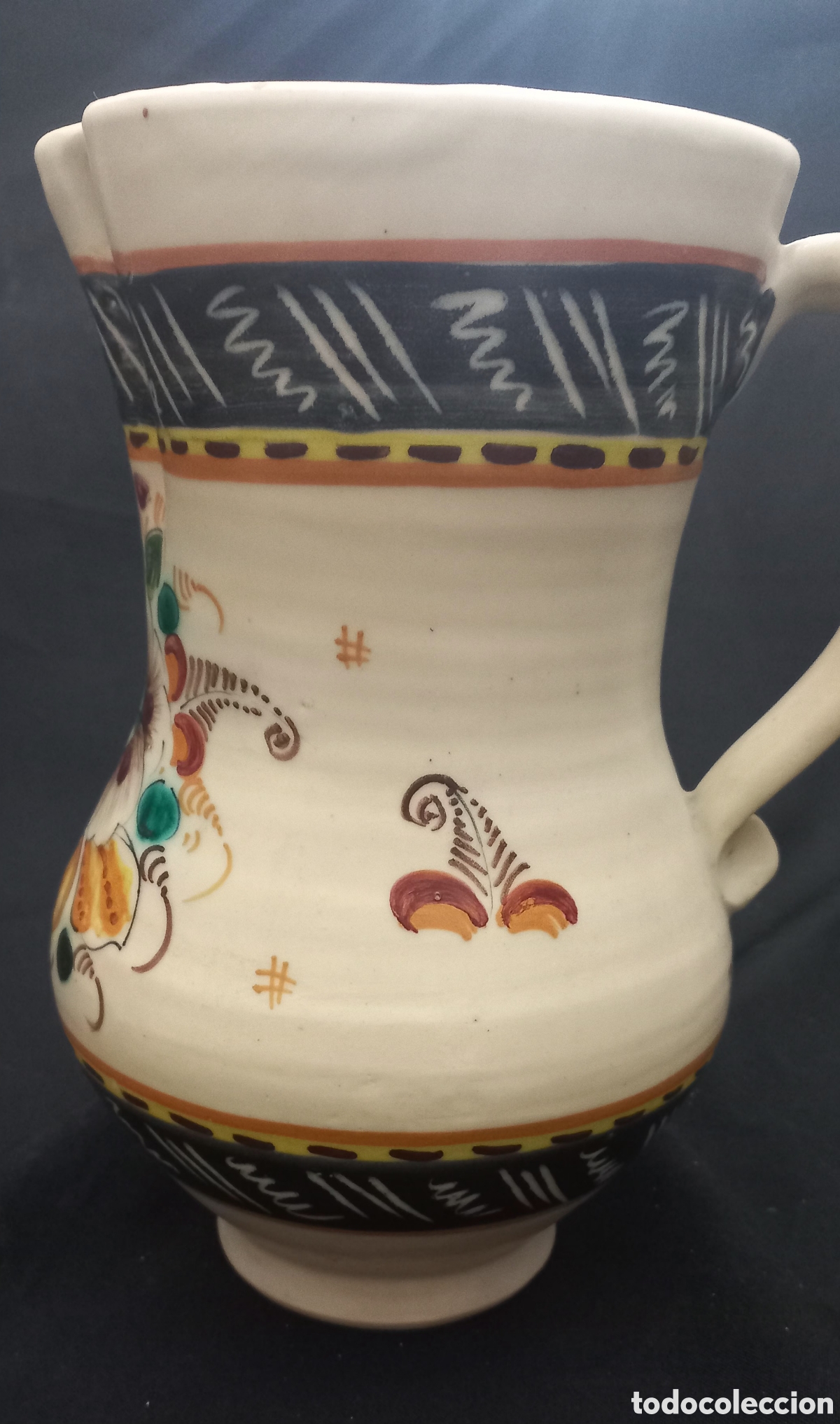 Antig&uuml;edades: JARRA CERAMICA DE MANISES - Foto 6