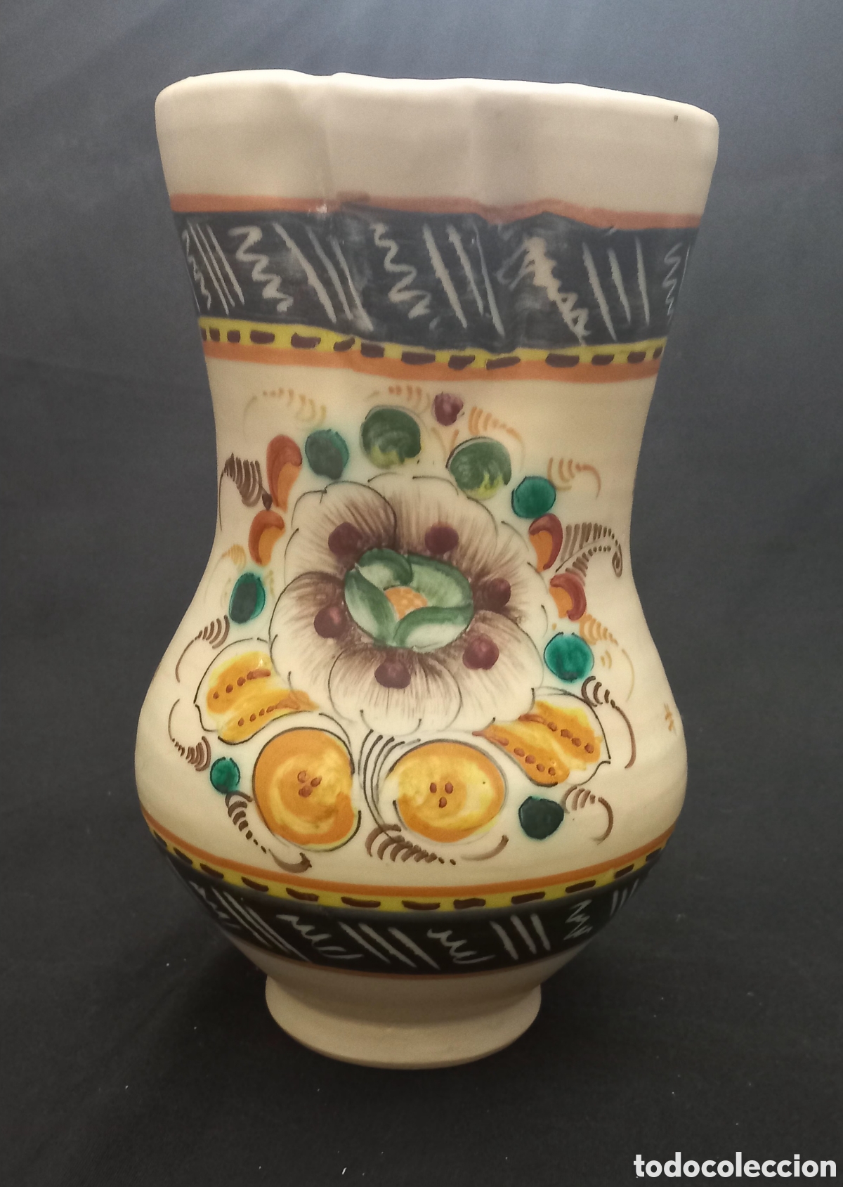 Antig&uuml;edades: JARRA CERAMICA DE MANISES - Foto 1