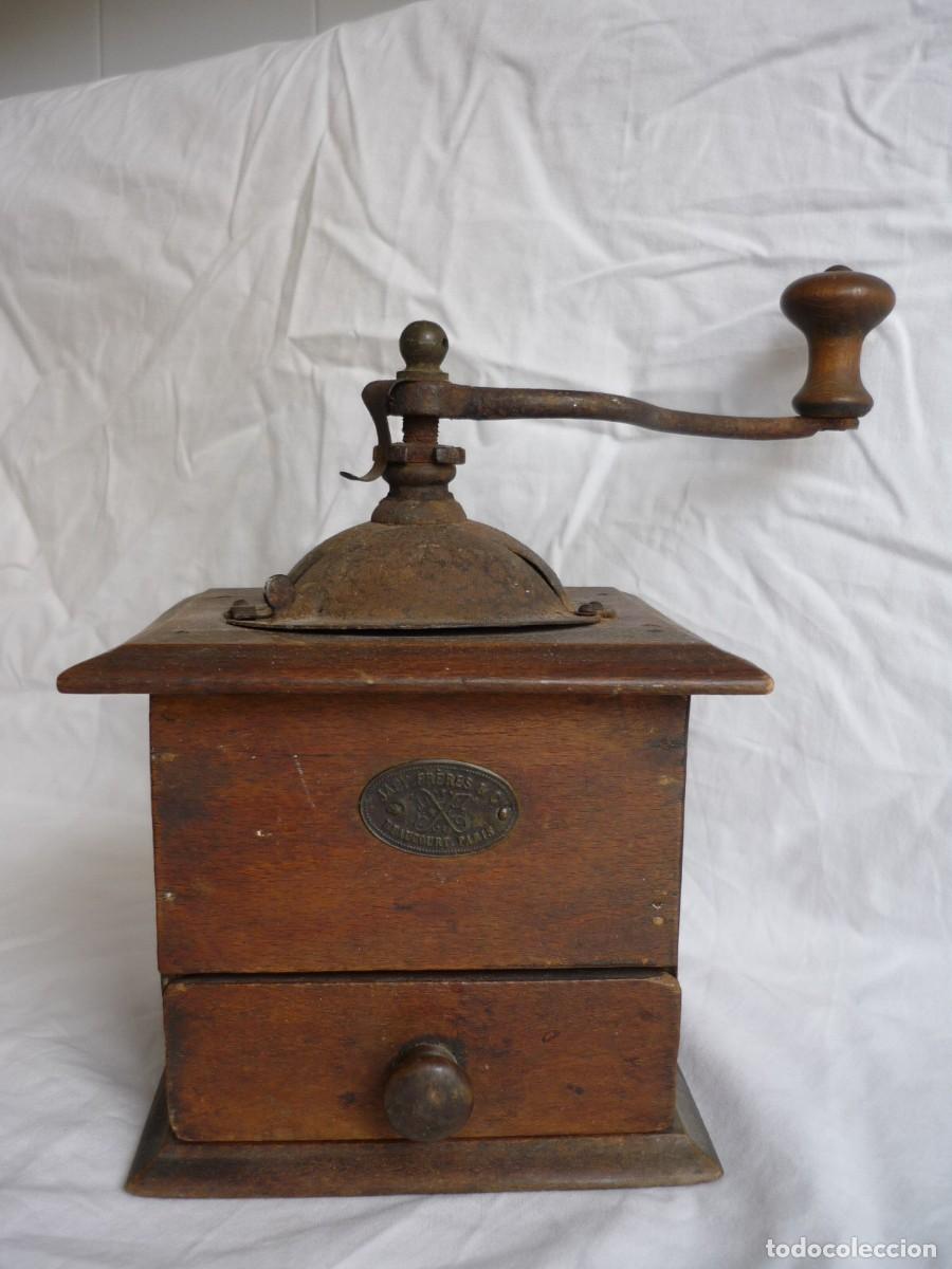 Antig&uuml;edades: Antiguo molinillo de madera Japy Freres - Foto 2