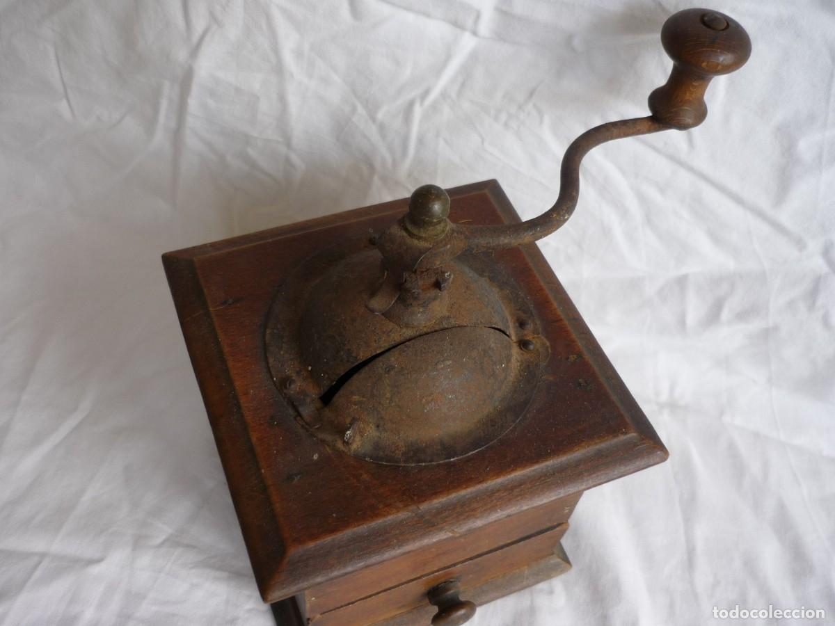 Antig&uuml;edades: Antiguo molinillo de madera Japy Freres - Foto 3