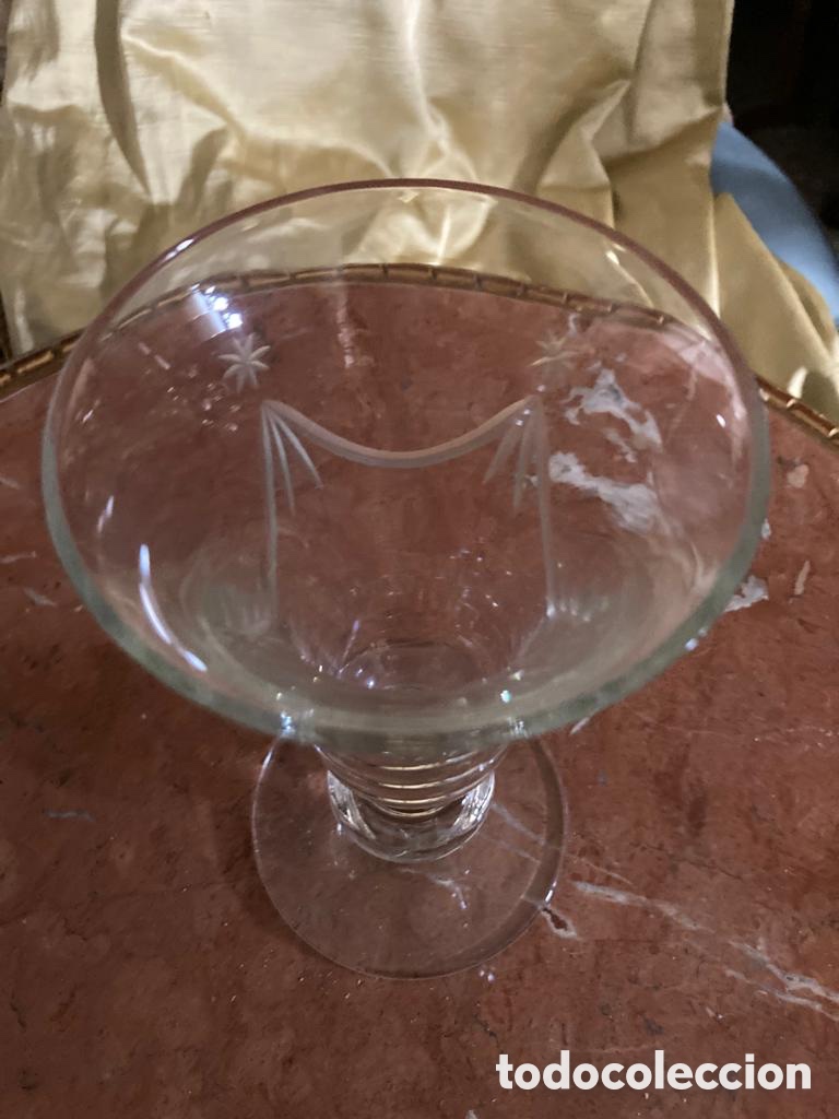 Antig&uuml;edades: COPA DE CRISTAL TALLADO - Foto 2