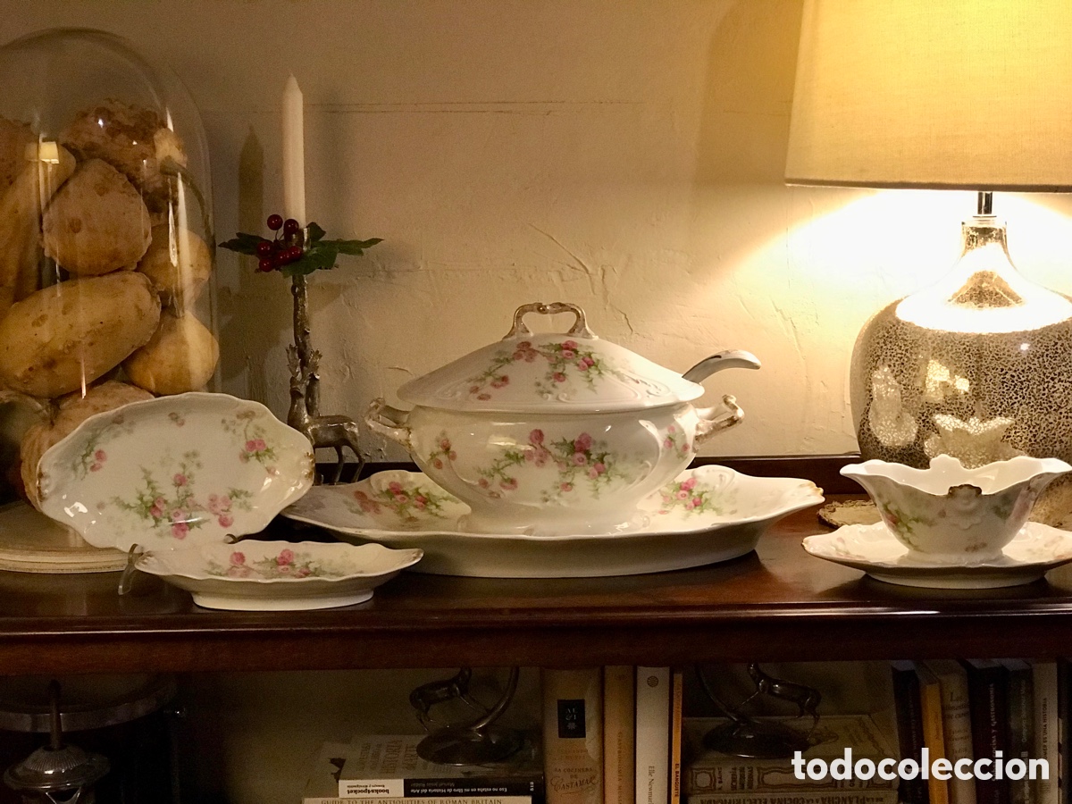 Antig&uuml;edades: Gran Sopera de Limoges Ffs. XIX - Foto 3