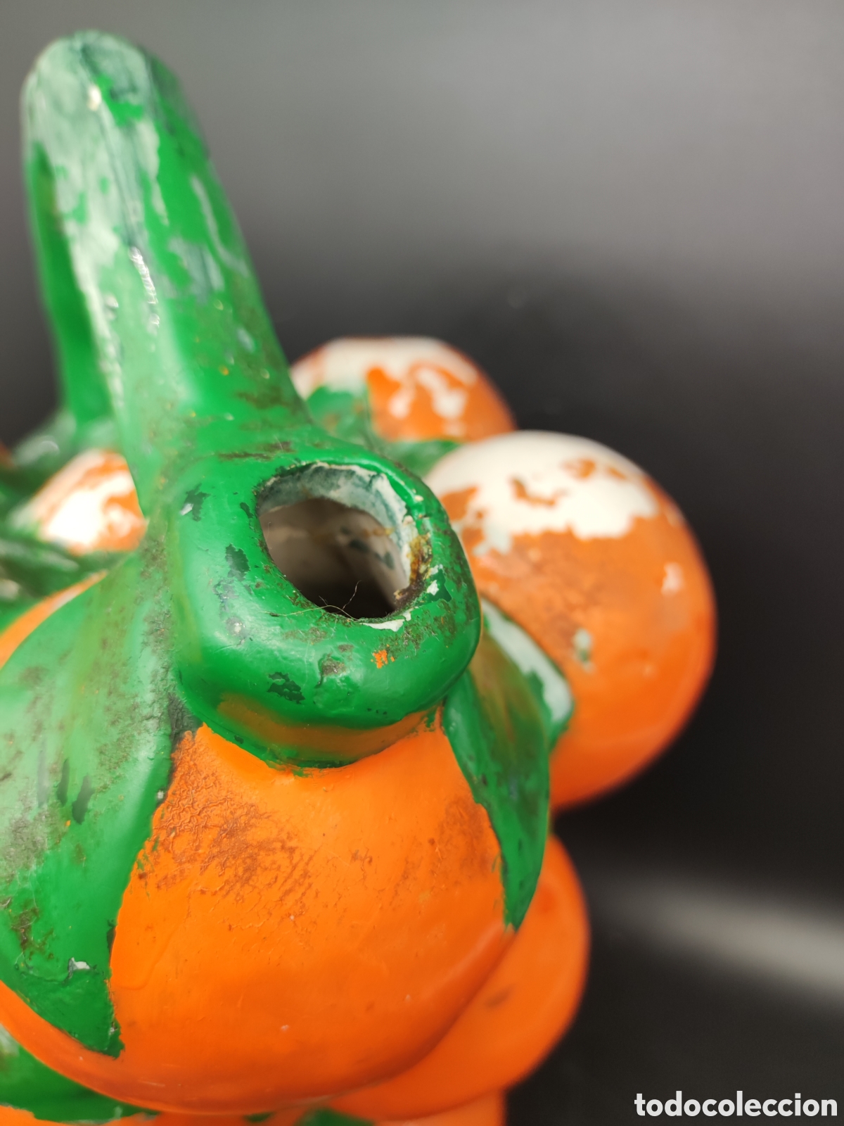 Antig&uuml;edades: Botijo cer&aacute;mica naranjas - Foto 5