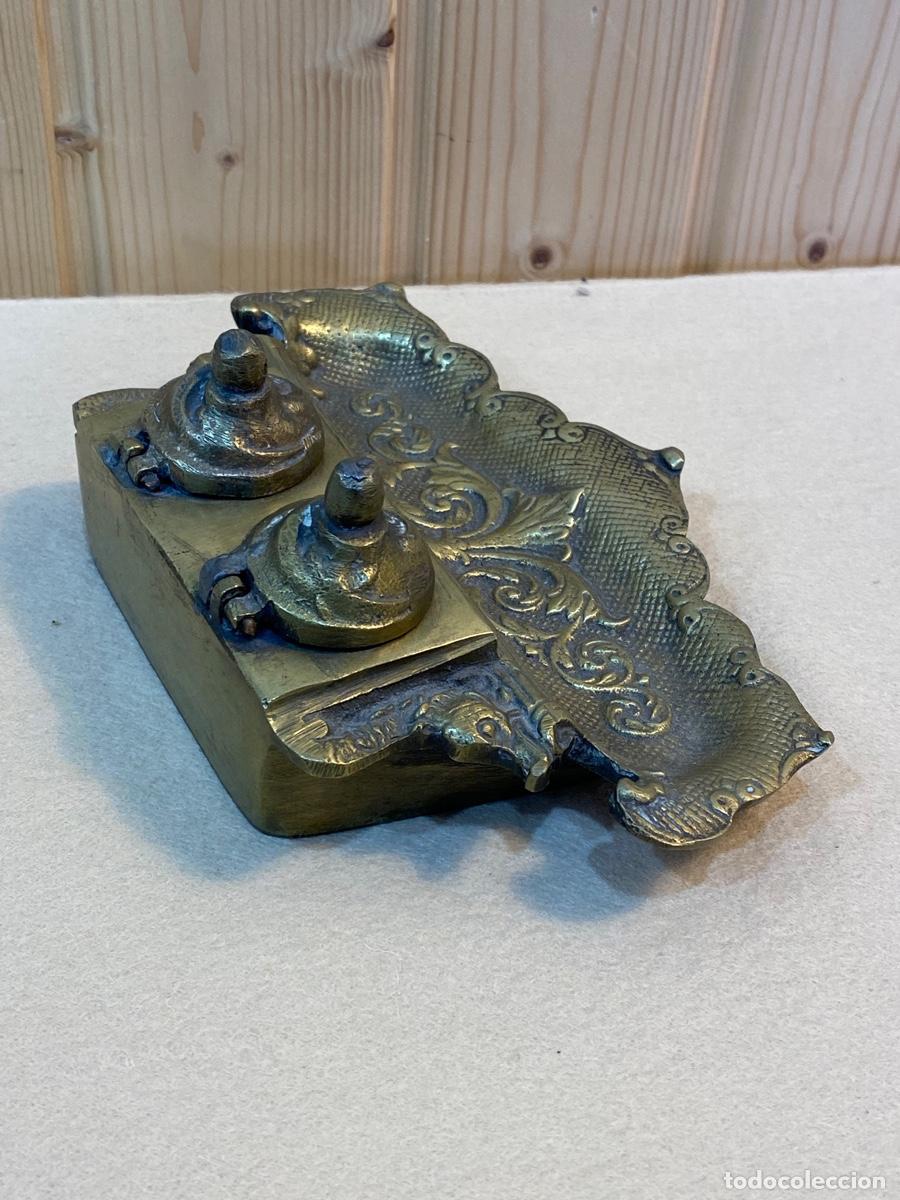 Antig&uuml;edades: ESCRIBANIA DE BRONCE - Foto 4