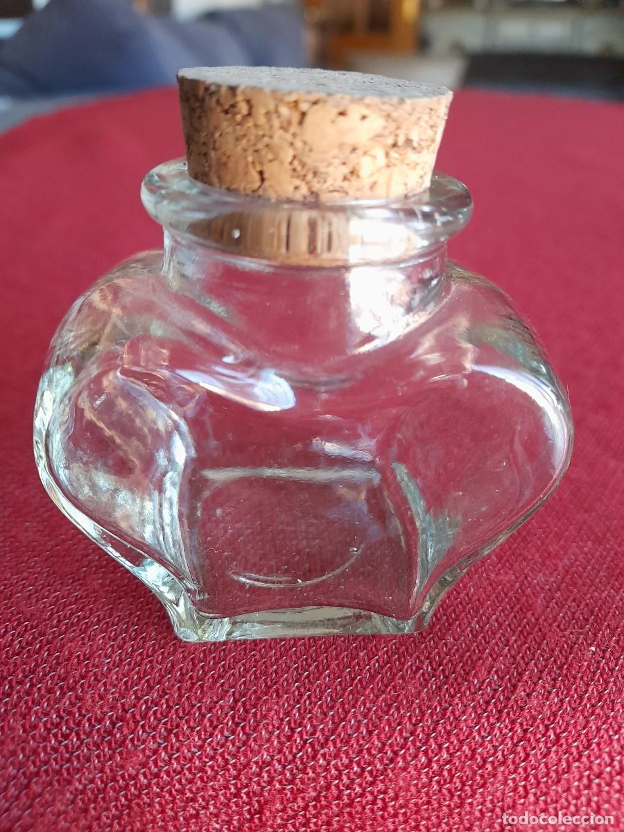 Antig&uuml;edades: Tintero de cristal antiguo - Foto 3
