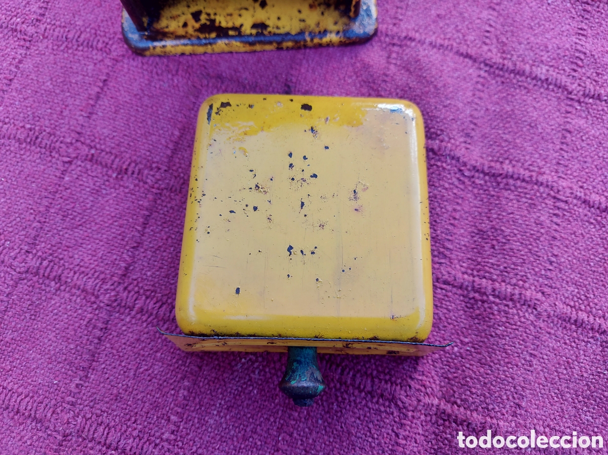 Antig&uuml;edades: MOLINILLO DE CAFE ELMA AMARILLO ANTIGUO - Foto 17