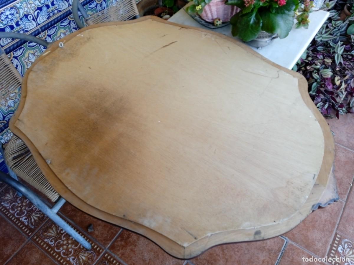 Antig&uuml;edades: Marco antiguo de madera con espejo - Foto 3