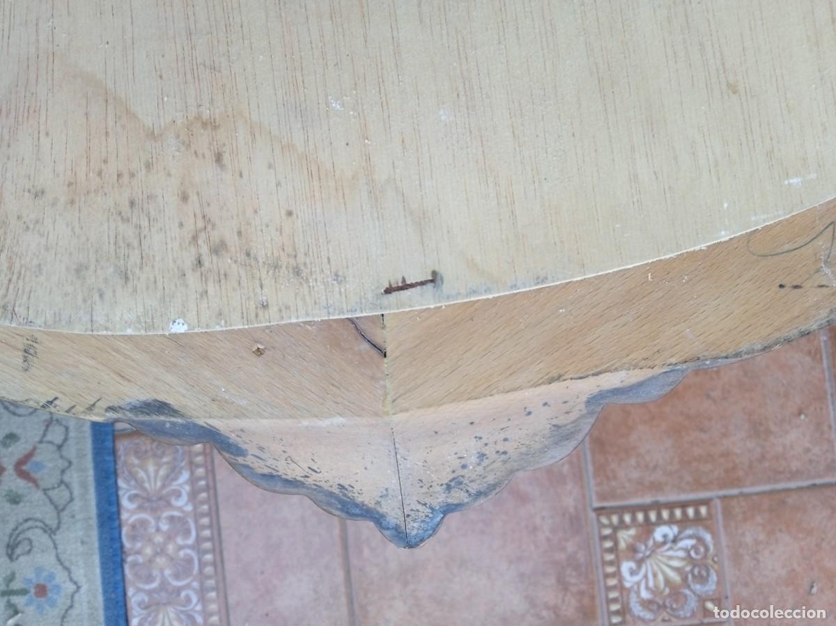 Antig&uuml;edades: Marco antiguo de madera con espejo - Foto 4