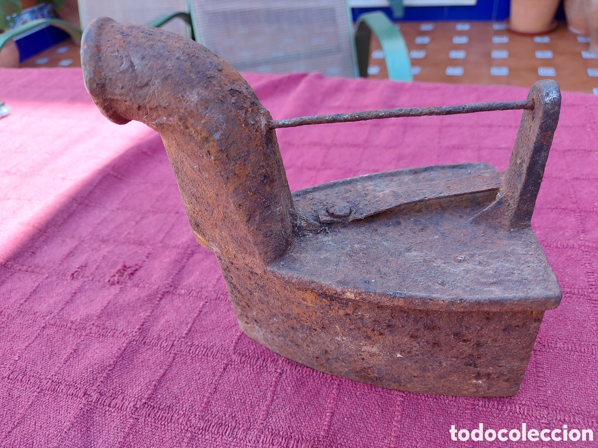 Antig&uuml;edades: PLANCHA DE CARBON ANTIGUA - Foto 5