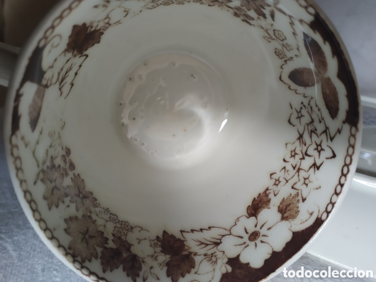 Antig&uuml;edades: TAZA DE CAFE LIVERPOOL CREAMWARE - Foto 7