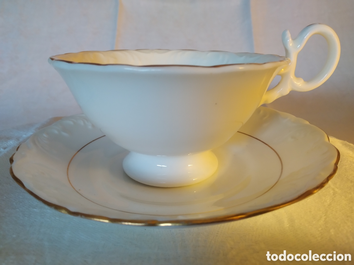 Antig&uuml;edades: TAZA DE TE COALPORT 1830 - Foto 1