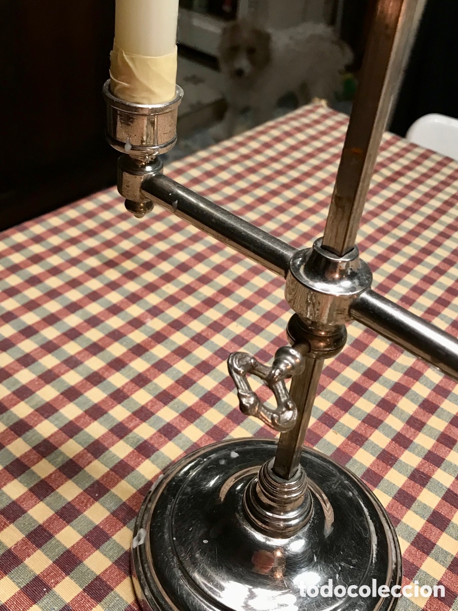 Antig&uuml;edades: Candelabro Extensible Pps. XX - Foto 8