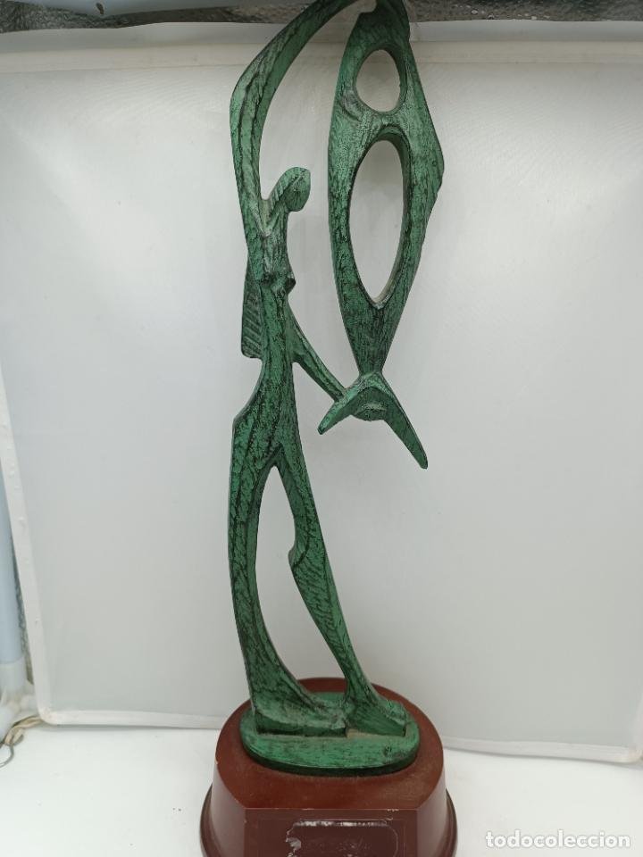 Brass Dancing Figure Sculpture