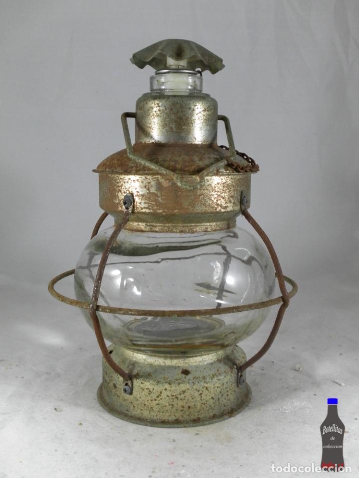 Antig&uuml;edades: BOTELLA FORMA DE FAROL PORTUARIO - Foto 2