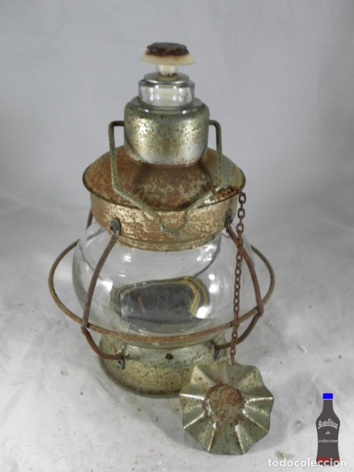 Antig&uuml;edades: BOTELLA FORMA DE FAROL PORTUARIO - Foto 4