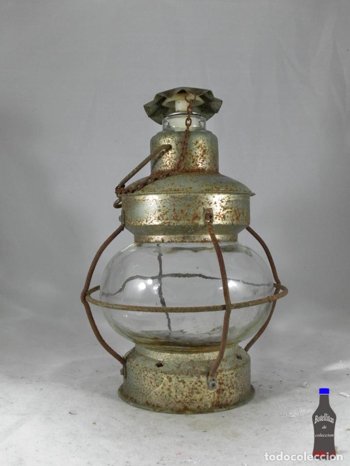 Antig&uuml;edades: BOTELLA FORMA DE FAROL PORTUARIO - Foto 1