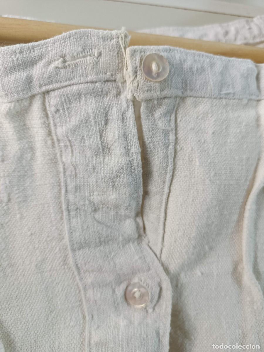 Antig&uuml;edades: ANTIGUA CAMISA DE LINO - Foto 4
