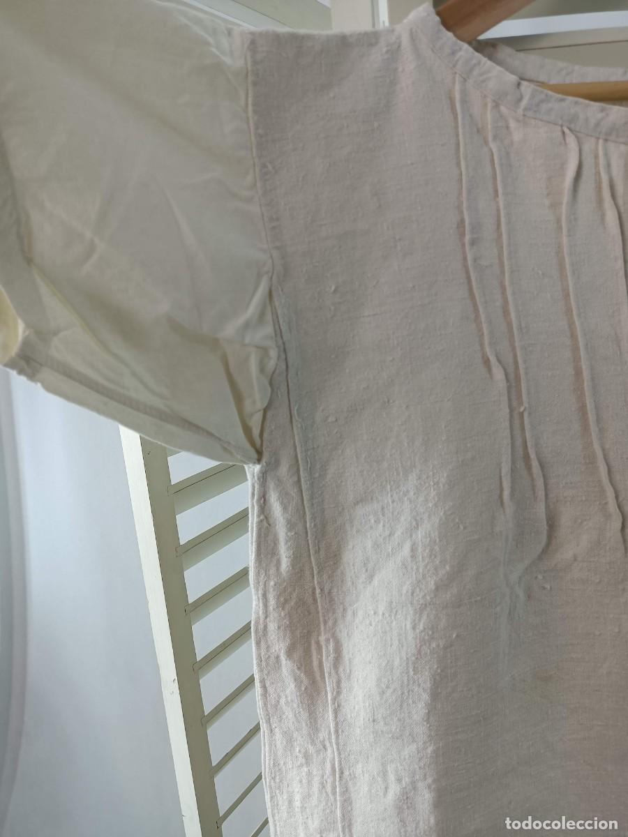Antig&uuml;edades: ANTIGUA CAMISA DE LINO - Foto 5