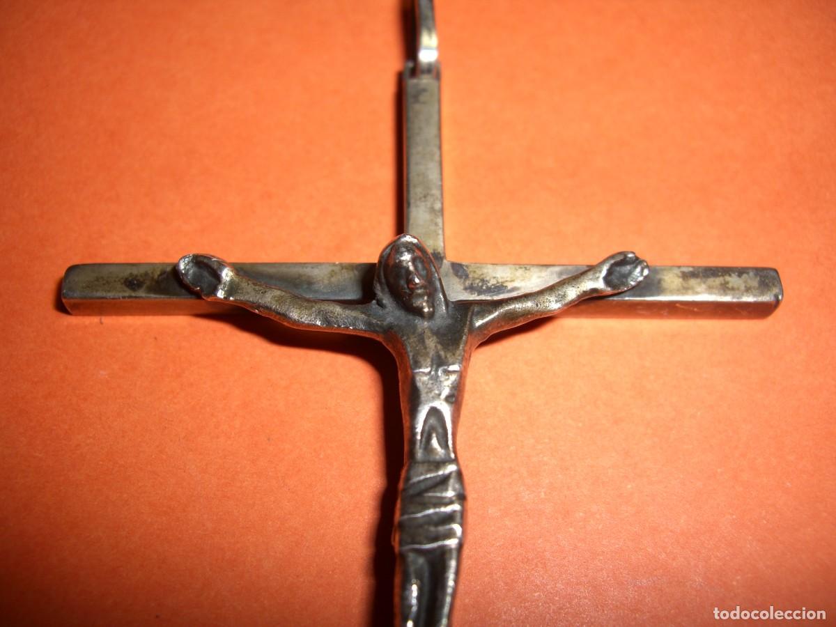 Antig&uuml;edades: CRUZ PECTORAL PLATA - Foto 2