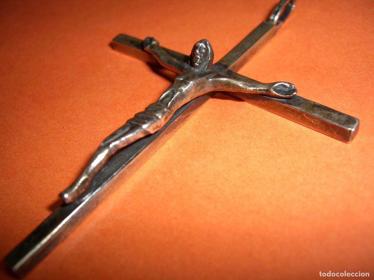 Antig&uuml;edades: CRUZ PECTORAL PLATA - Foto 3