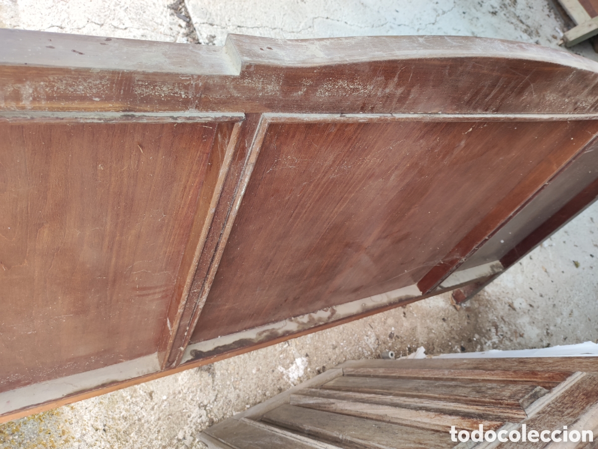 Antig&uuml;edades: Cabecero de cama para restaurar - Foto 5