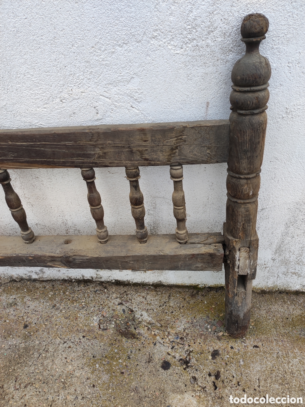 Antig&uuml;edades: Cabecero de cama para restaurar - Foto 2