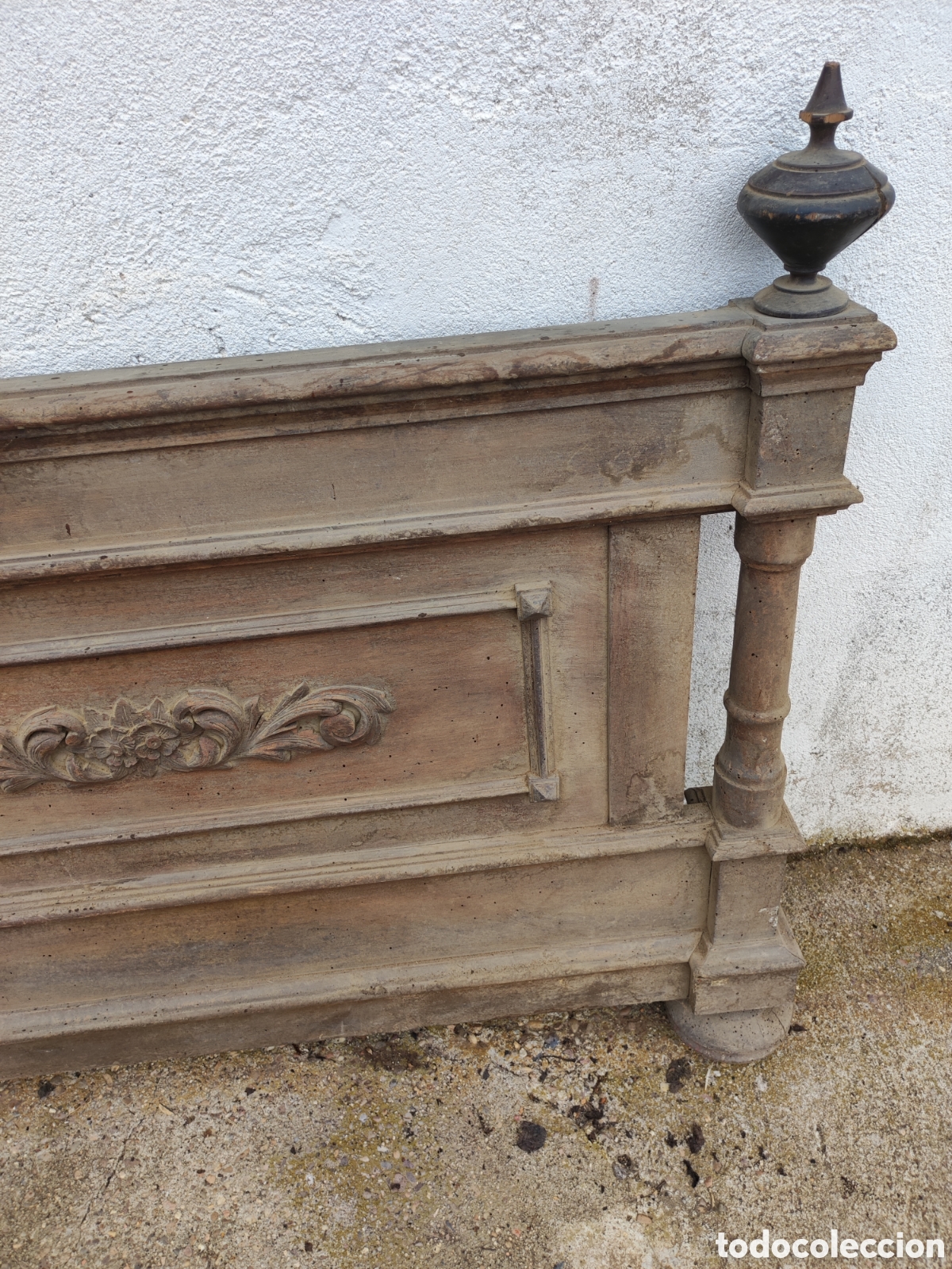 Antig&uuml;edades: Cabecero de cama para restaurar - Foto 2
