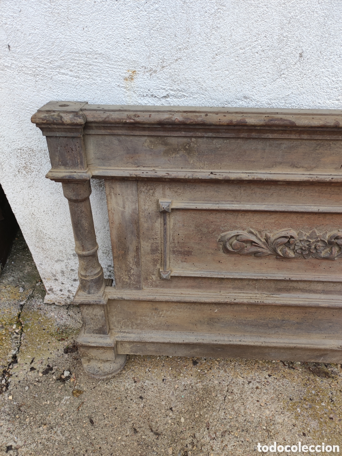 Antig&uuml;edades: Cabecero de cama para restaurar - Foto 3