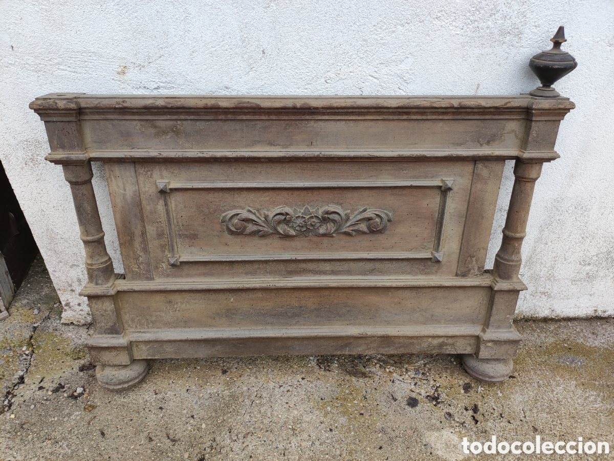Antig&uuml;edades: Cabecero de cama para restaurar - Foto 1