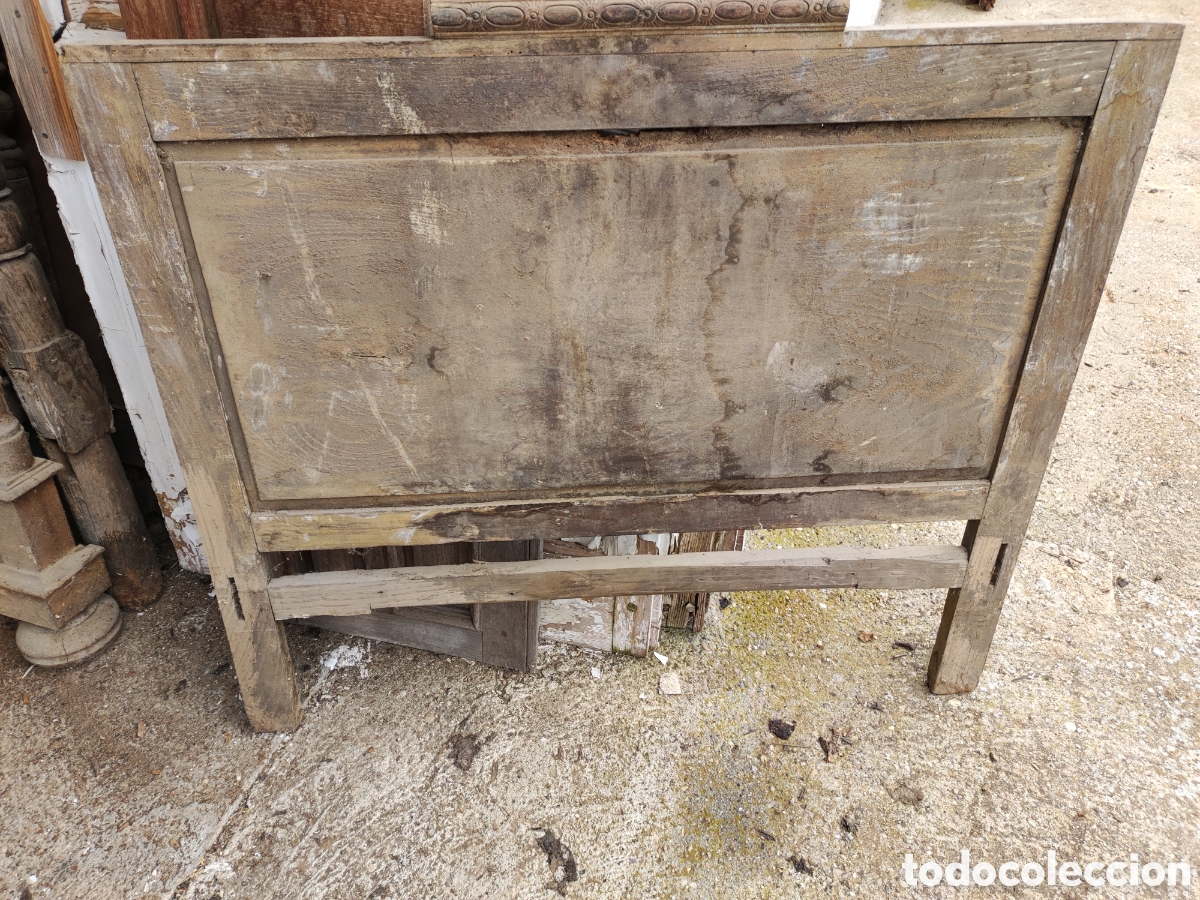 Antig&uuml;edades: Cabecero de cama para restaurar - Foto 1