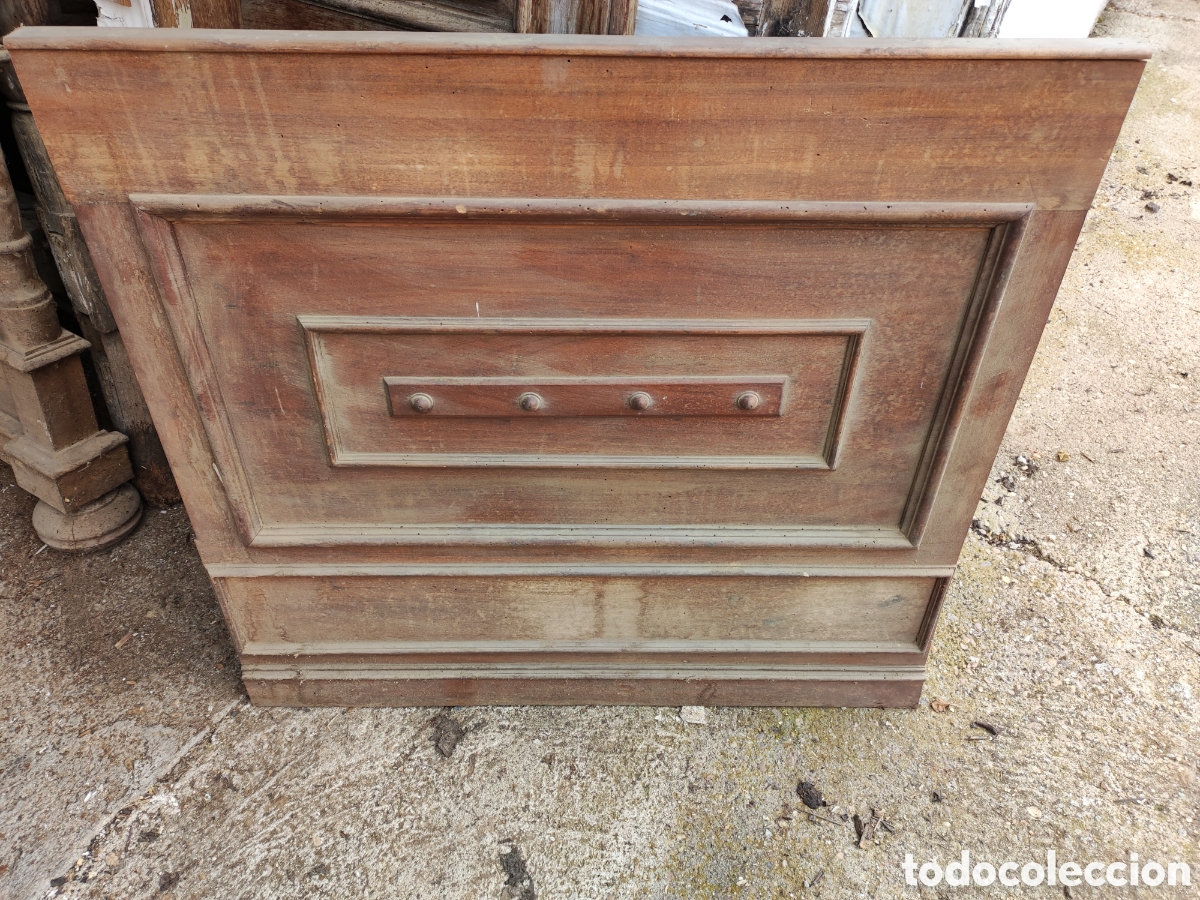 Antig&uuml;edades: Cabecero de cama para restaurar - Foto 1
