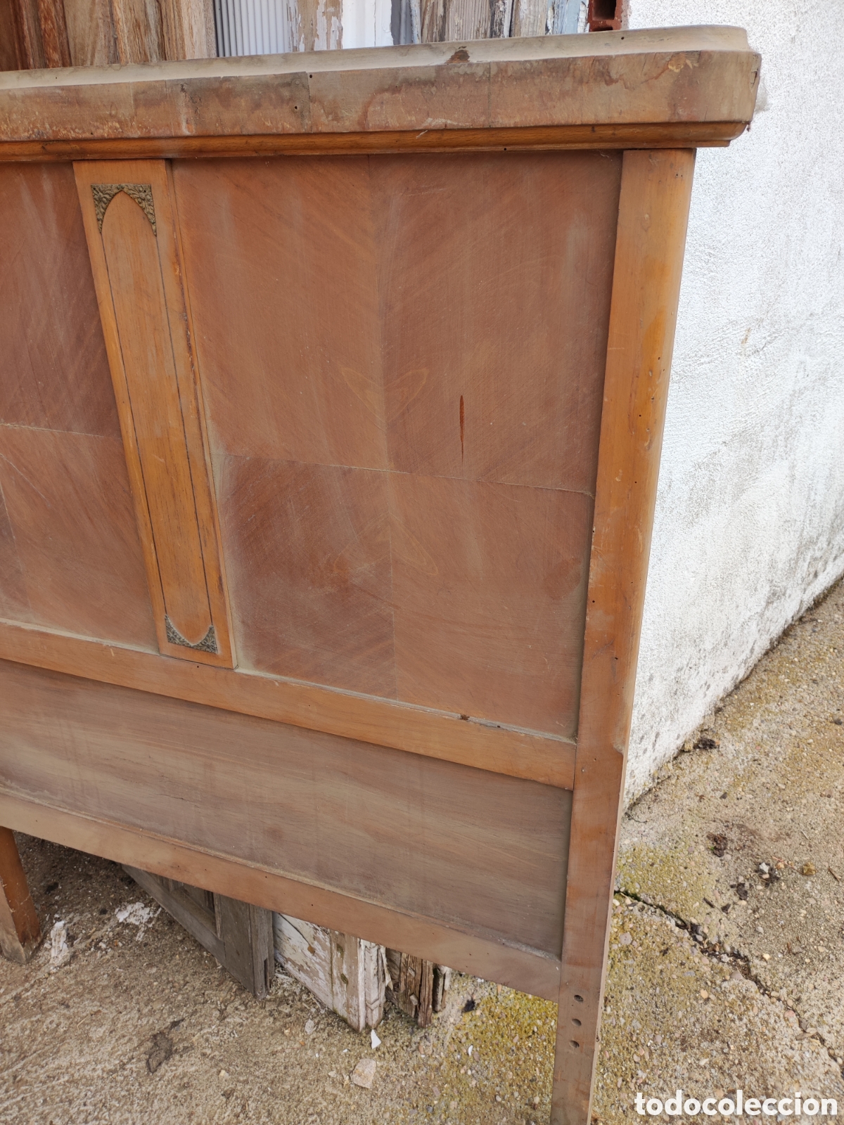 Antig&uuml;edades: Cabecero de cama para restaurar - Foto 2