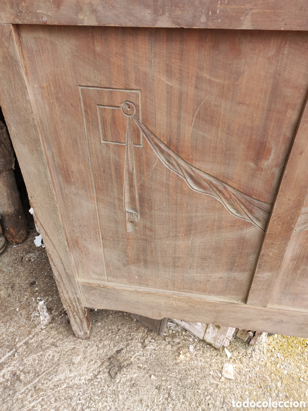 Antig&uuml;edades: Cabecero de cama para restaurar - Foto 2