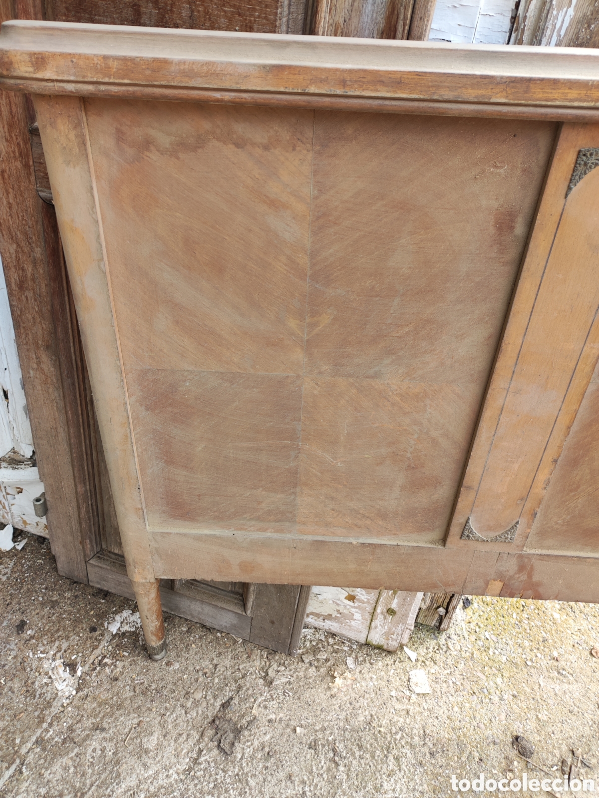 Antig&uuml;edades: Cabecero de cama para restaurar - Foto 2