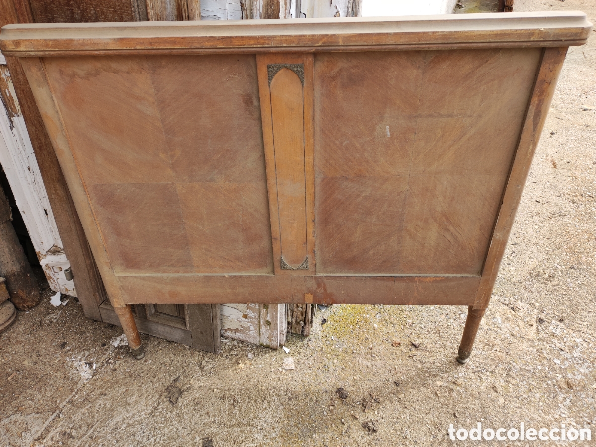 Antig&uuml;edades: Cabecero de cama para restaurar - Foto 1