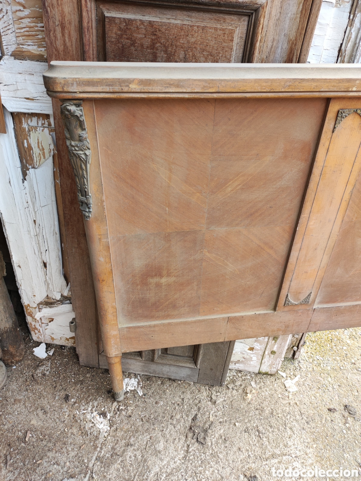 Antig&uuml;edades: Cabecero de cama para restaurar - Foto 2