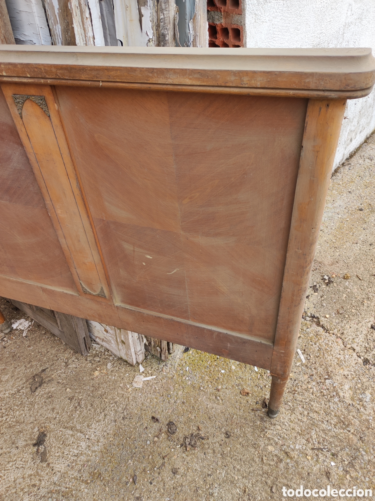 Antig&uuml;edades: Cabecero de cama para restaurar - Foto 3