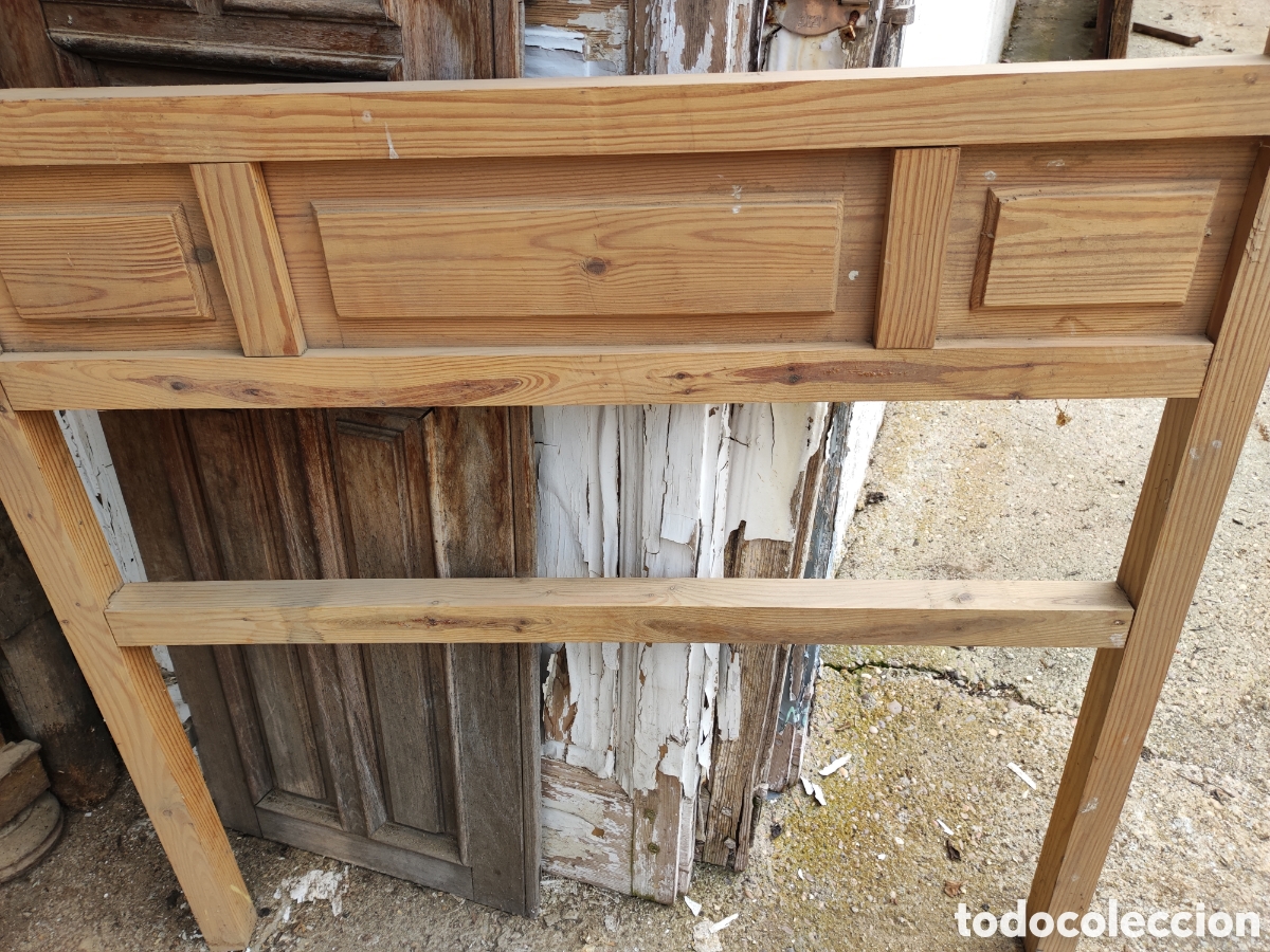 Antig&uuml;edades: Cabecero de cama para restaurar - Foto 2
