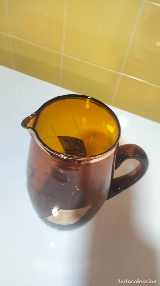 Antig&uuml;edades: jarra vintage de cristal - Foto 3
