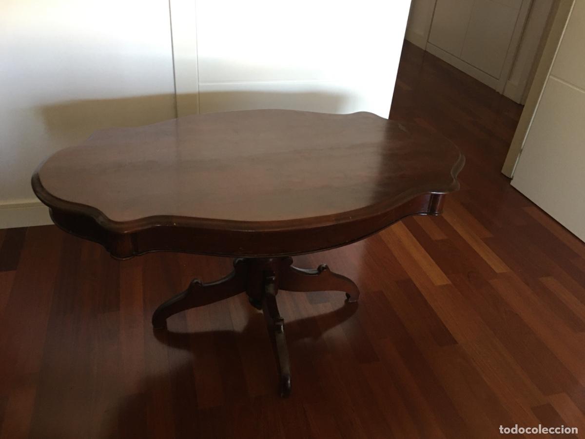 Antig&uuml;edades: Mesa de centro, madera de caoba - Foto 6