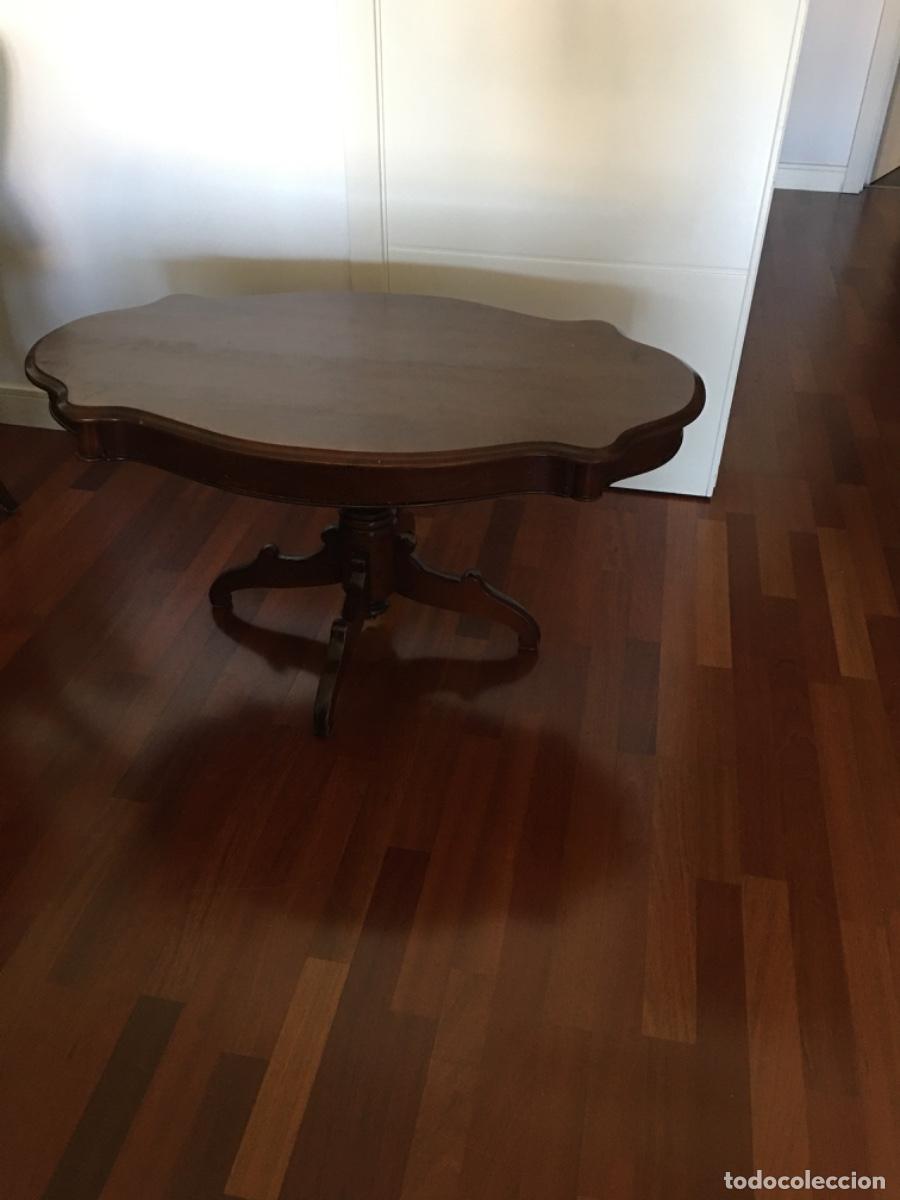 Antig&uuml;edades: Mesa de centro, madera de caoba - Foto 7