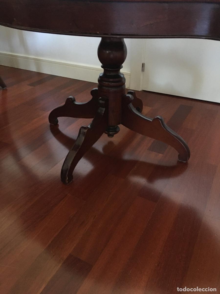 Antig&uuml;edades: Mesa de centro, madera de caoba - Foto 8