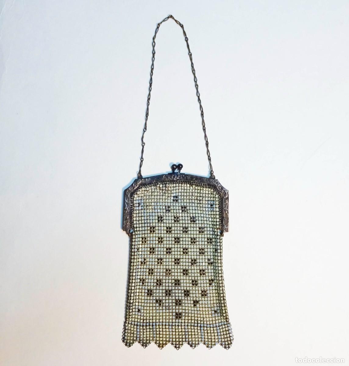 Antig&uuml;edades: BOLSO MALLA ART DECO WHITING & DAVIS - Foto 7