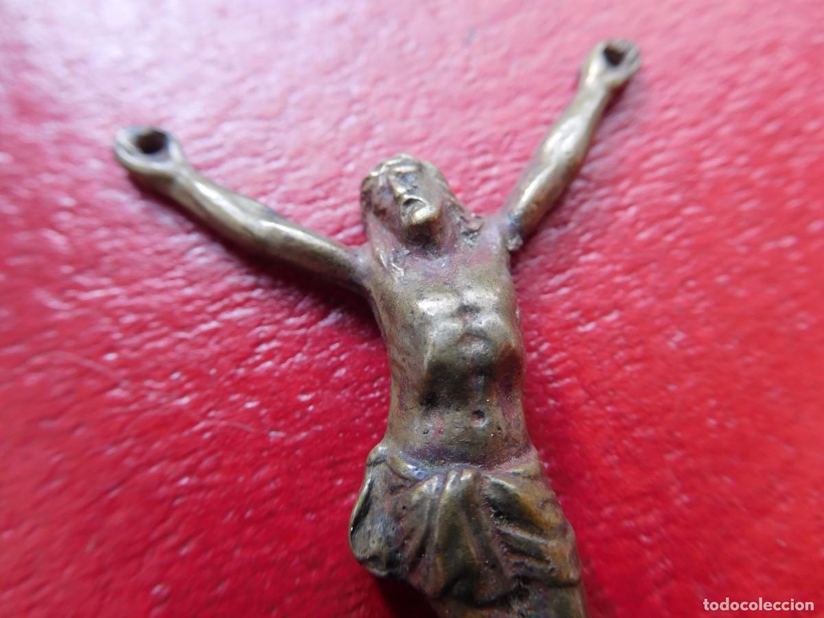 Antig&uuml;edades: Cristo antiguo de bronce - Foto 2
