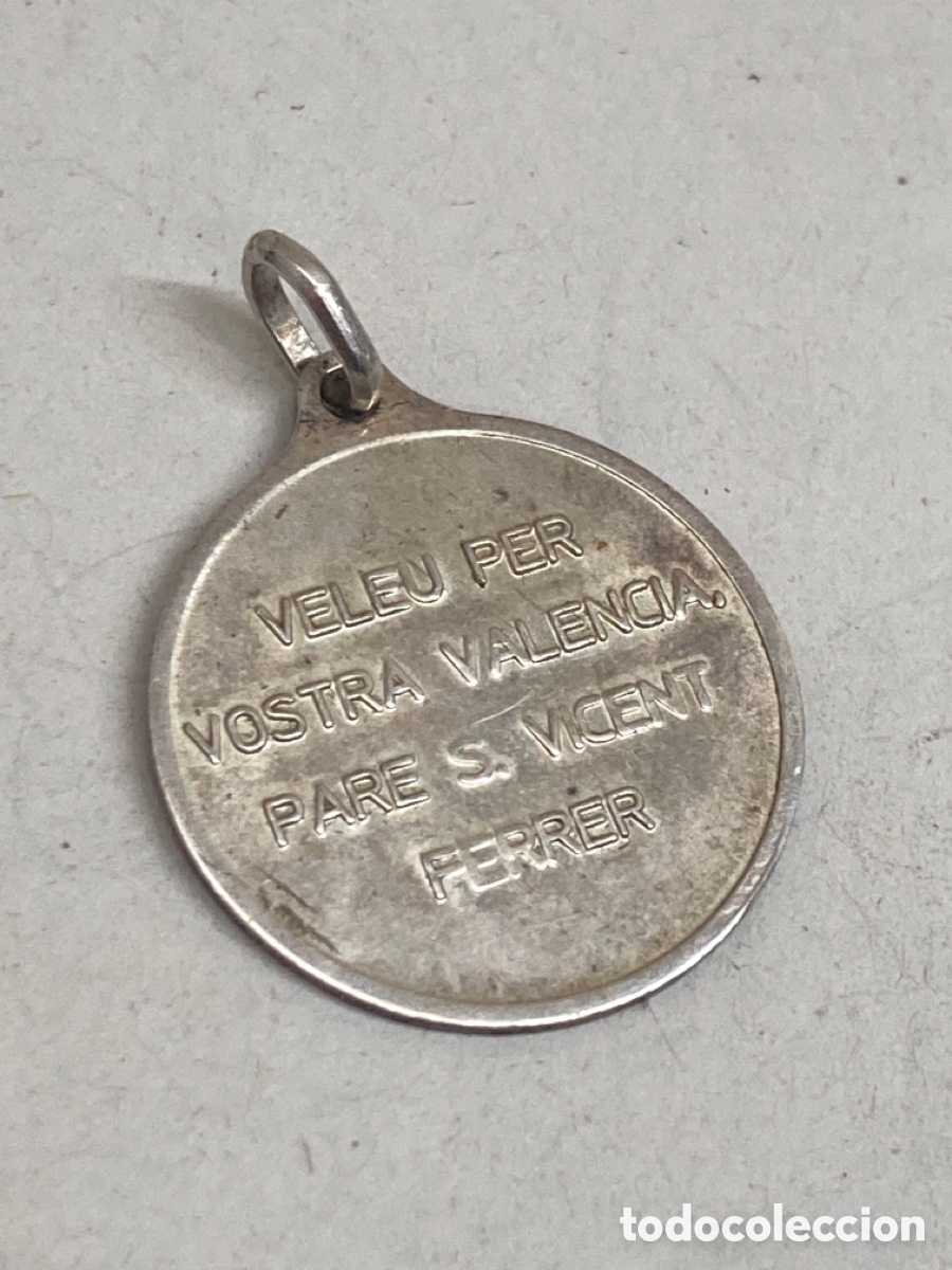 Antig&uuml;edades: Medalla de plata religiosa - Foto 2