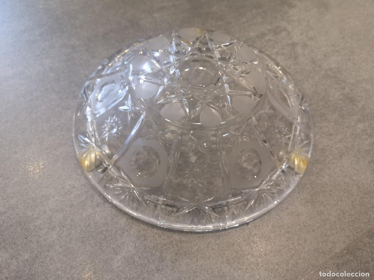 Antig&uuml;edades: cenicero de cristal y plata - Foto 3