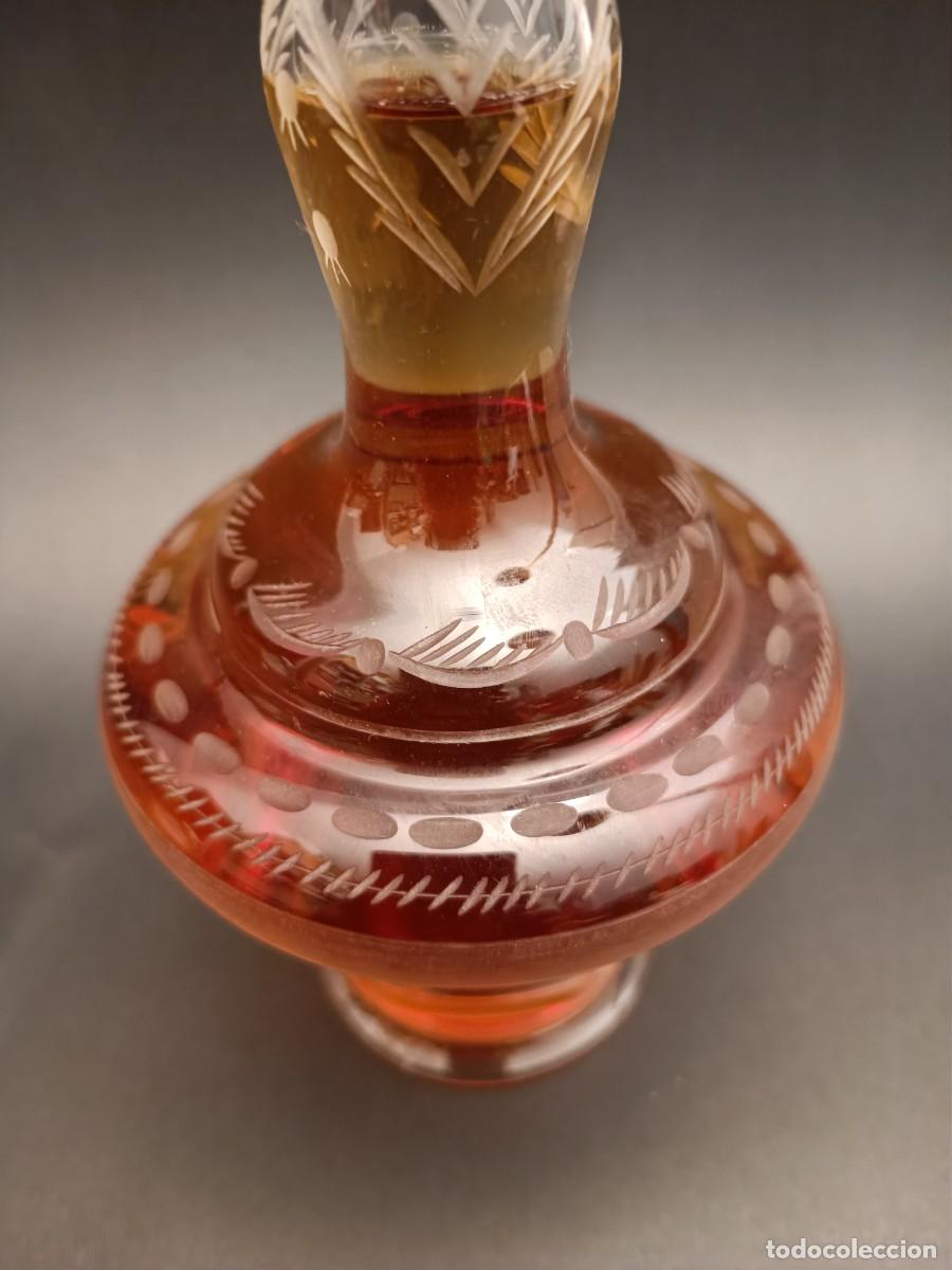 Antig&uuml;edades: BOTELLA S.XIX EN CRISTAL NUMERADA DE LA GRANJA ? - Foto 4