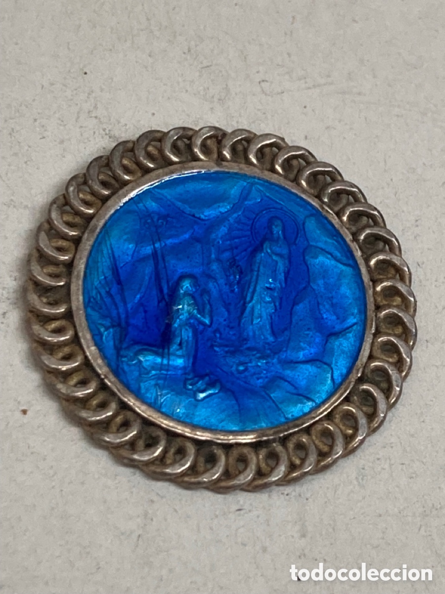 Antig&uuml;edades: Medalla de plata religiosa - Foto 2