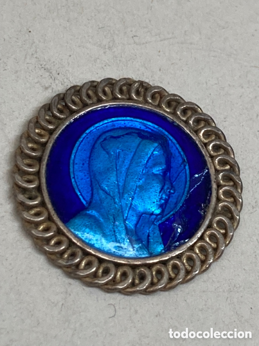 Antig&uuml;edades: Medalla de plata religiosa - Foto 1