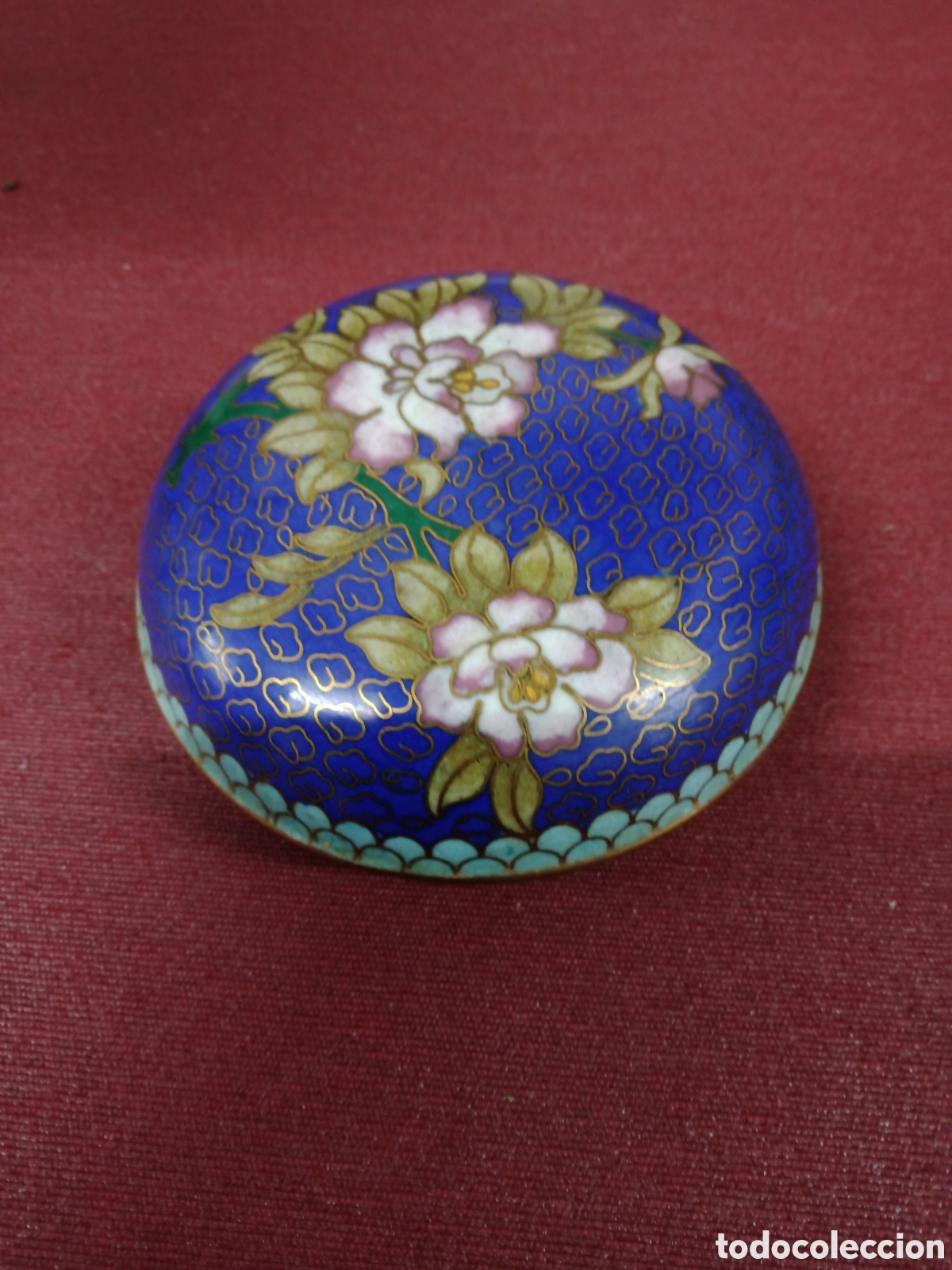 Antig&uuml;edades: Cloisonne caja china - Foto 4